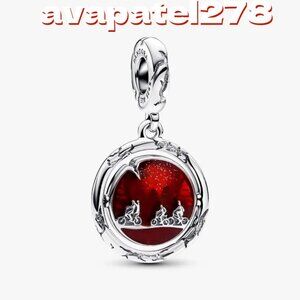 Pandora Stranger Things Glow-in-the-dark Upside Down Dangle Charm